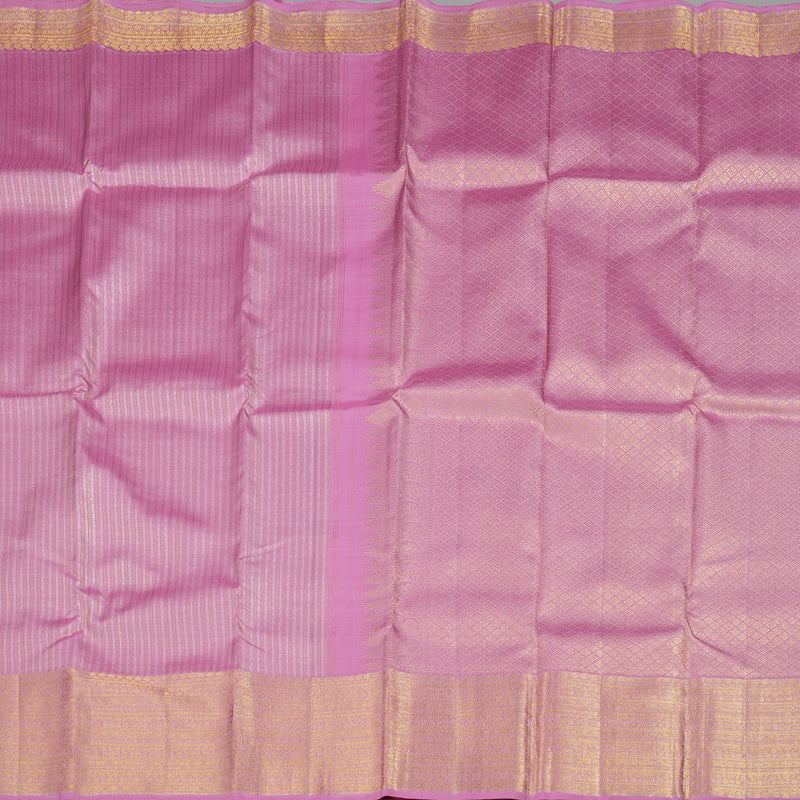 Hayagrivas Rose Pink Handloom Kanjivaram Silk Saree BBD1349L3-1