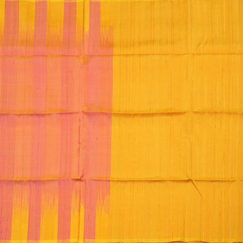 Hayagrivas Dual Tone (Pink With Yellow) Handloom Soft Silk Saree BBD1351L7-7