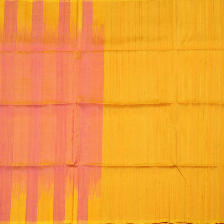 Hayagrivas Dual Tone (Pink With Yellow) Handloom Soft Silk Saree BBD1351L7-7