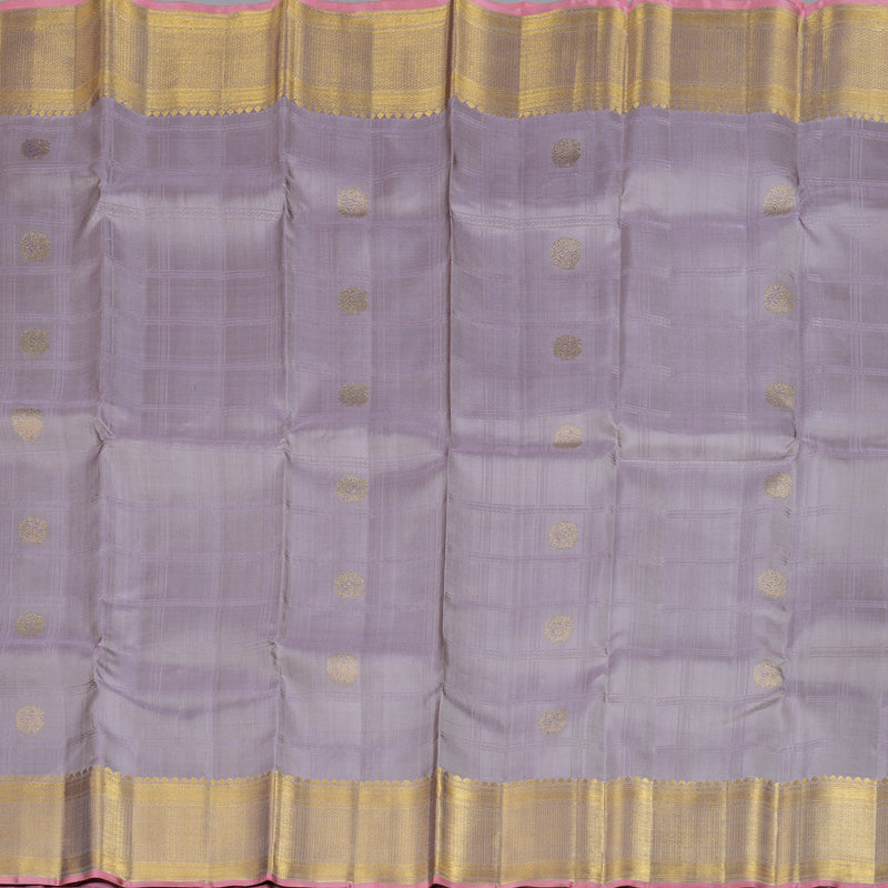 Hayagrivas Lilac Handloom Kanjivaram Silk Saree BBD1352L5-1