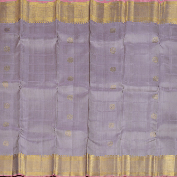 Hayagrivas Lilac Handloom Kanjivaram Silk Saree BBD1352L5-1