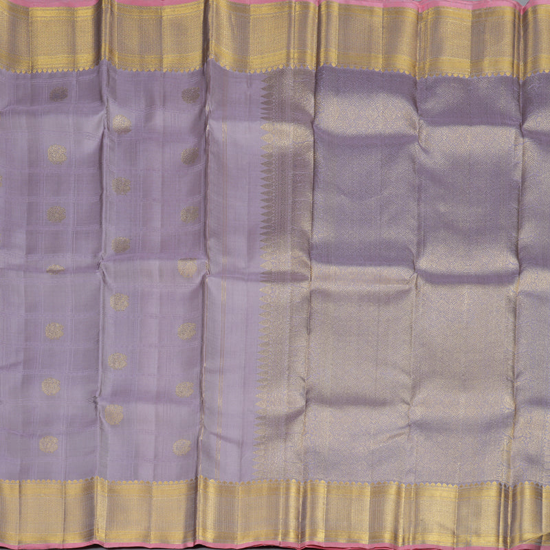 Hayagrivas Lilac Handloom Kanjivaram Silk Saree BBD1352L5-1