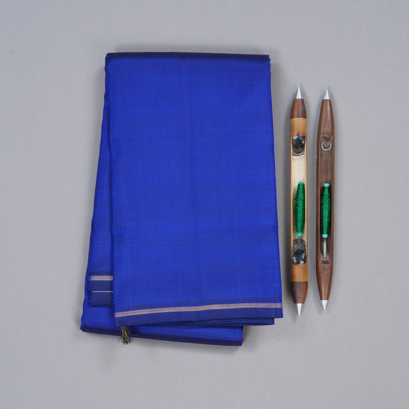 Hayagrivas Blue Handloom Kanjivaram Silk Saree BBD1357L2-1