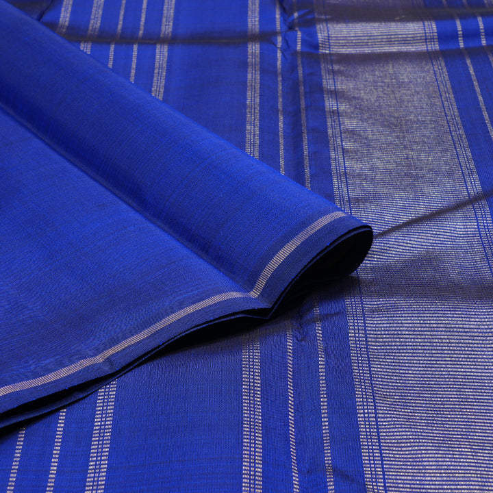 Hayagrivas Blue Handloom Kanjivaram Silk Saree BBD1357L2-1