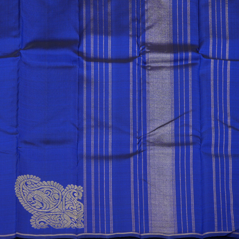 Hayagrivas Blue Handloom Kanjivaram Silk Saree BBD1357L2-1