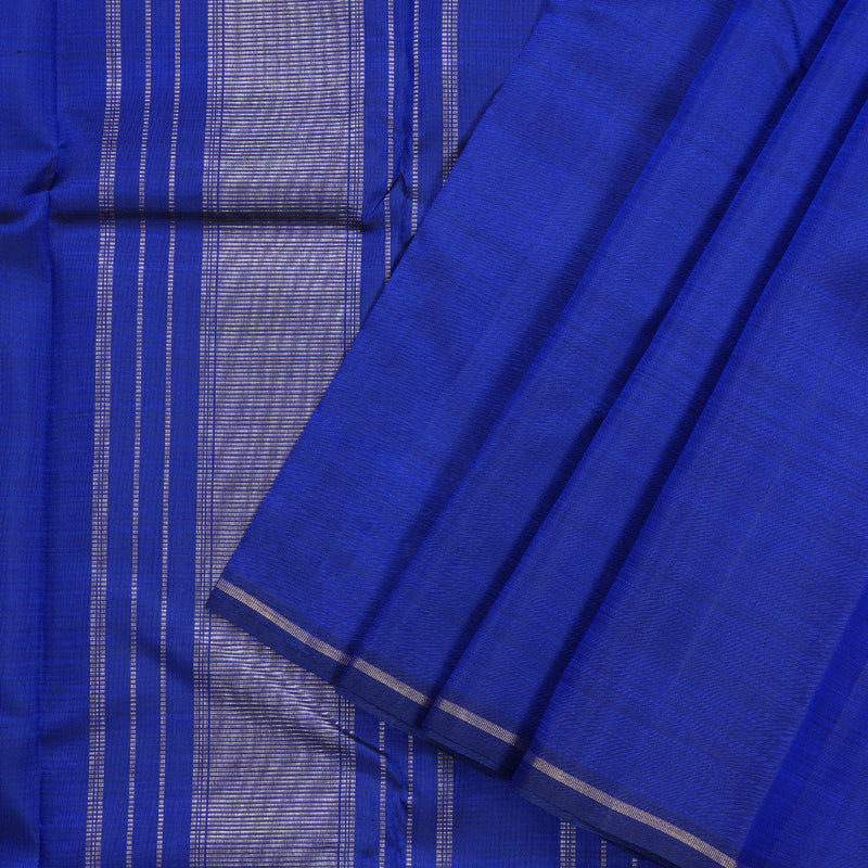 Hayagrivas Blue Handloom Kanjivaram Silk Saree BBD1357L2-1