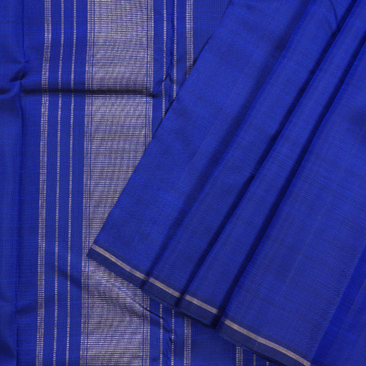 Hayagrivas Blue Handloom Kanjivaram Silk Saree BBD1357L2-1