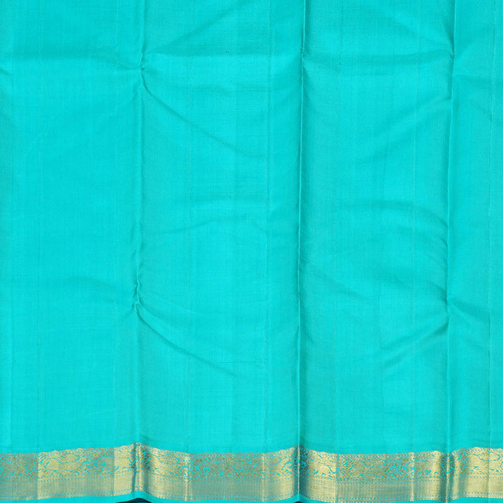 Hayagrivas Handloom Kanjivaram Silk Saree in Deep Dark Purple BBD1359L1-1