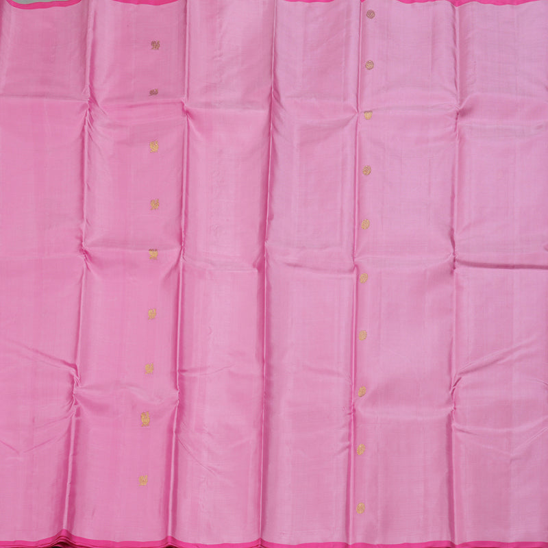 Hayagrivas Rose Pink Handloom Kanjivaram Silk Saree BBD1363L5-6