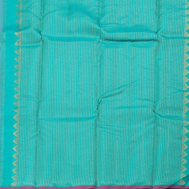 Hayagrivas Rose Pink Handloom Kanjivaram Silk Saree BBD1363L5-6