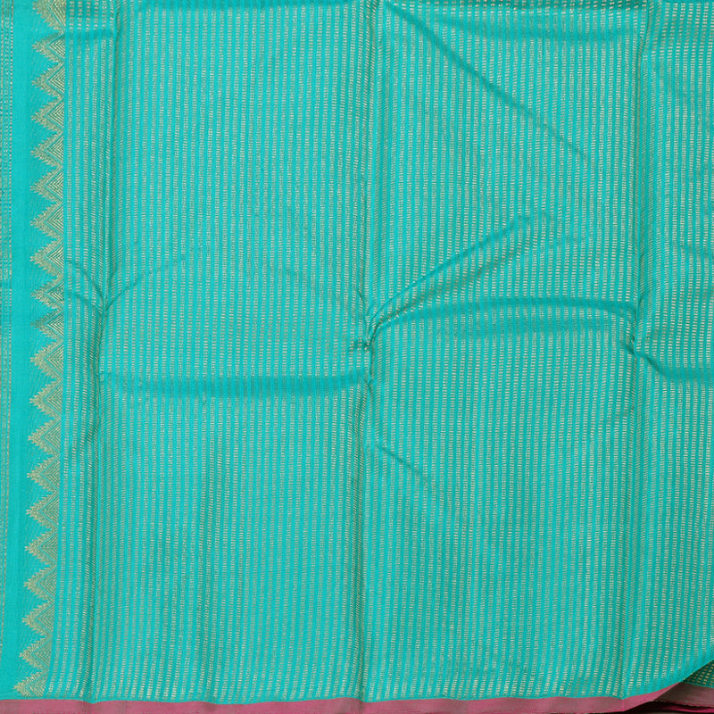 Hayagrivas Blue Handloom Kanjivaram Silk Saree BBD1363L6-1