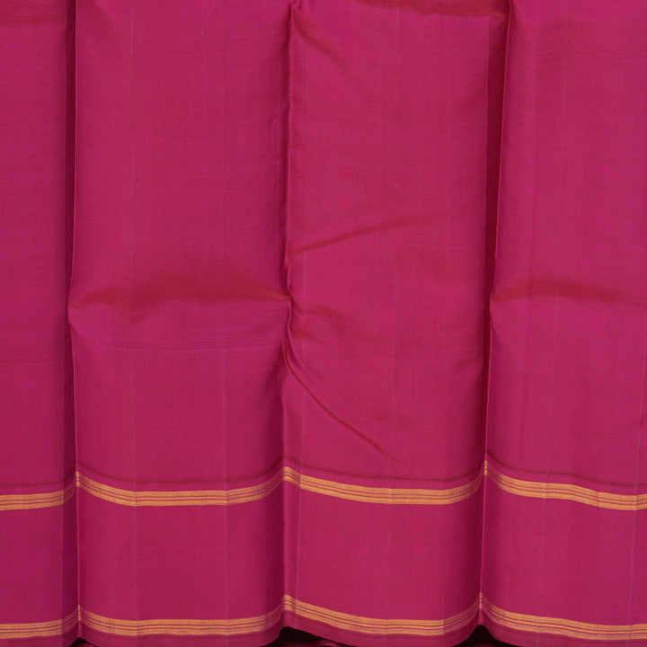 Hayagrivas Handloom Sandal Kanjivaram Silk Saree with Pink Border BBD1366L15-1