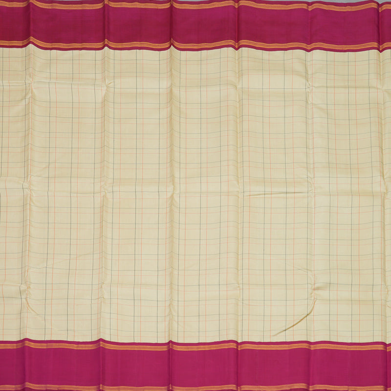 Hayagrivas Handloom Sandal Kanjivaram Silk Saree with Pink Border BBD1366L15-1