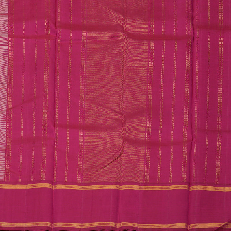 Hayagrivas Handloom Sandal Kanjivaram Silk Saree with Pink Border BBD1366L15-1