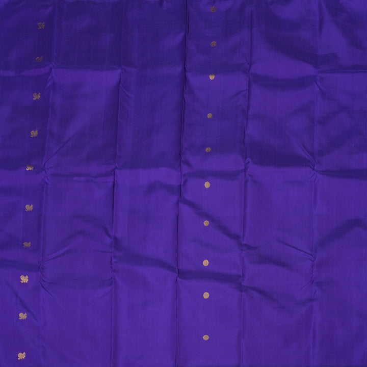 Hayagrivas Handloom Kanjivaram Silk Saree in Elegant Blue BBD1366L3-1