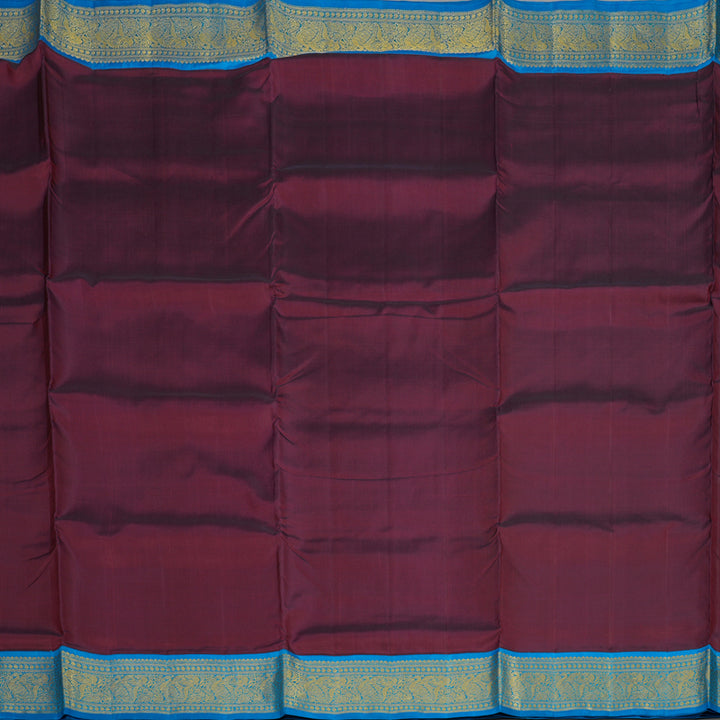 Hayagrivas Handloom Wine Ten Yards Silk Madisar BBD1370L7-1