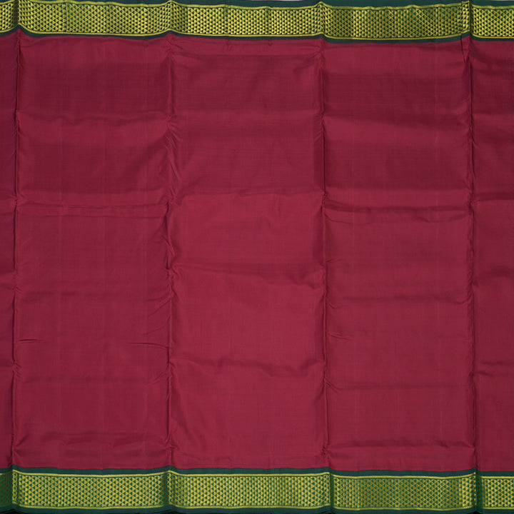 Hayagrivas Handloom Maroon Ten Yards Silk Madisar BBD1370L8-1