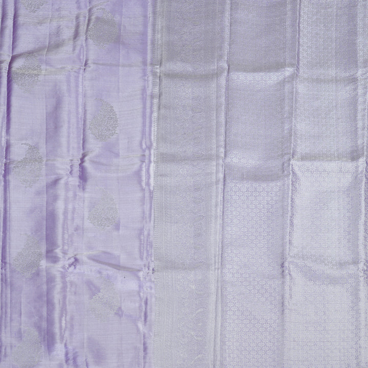 Hayagrivas Lavender Tissue Body Handloom Soft Silk Saree BBD1372L1-7