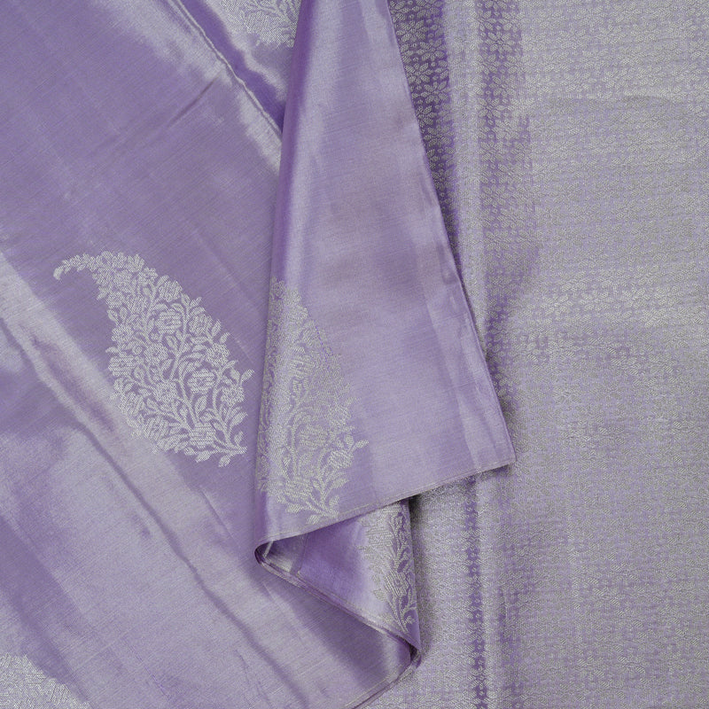 Hayagrivas Lavender Tissue Body Handloom Soft Silk Saree BBD1372L1-7