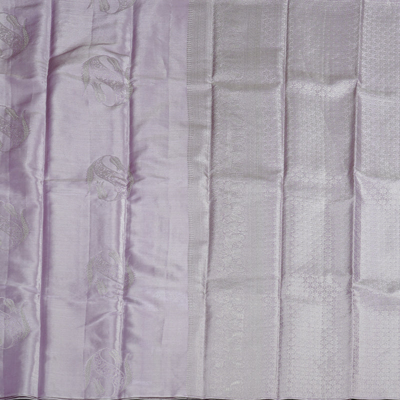 Hayagrivas Lilac Tissue Body Handloom Soft Silk Saree BBD1372L1-8