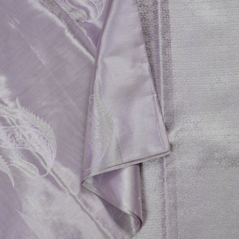 Hayagrivas Lilac Tissue Body Handloom Soft Silk Saree BBD1372L1-8