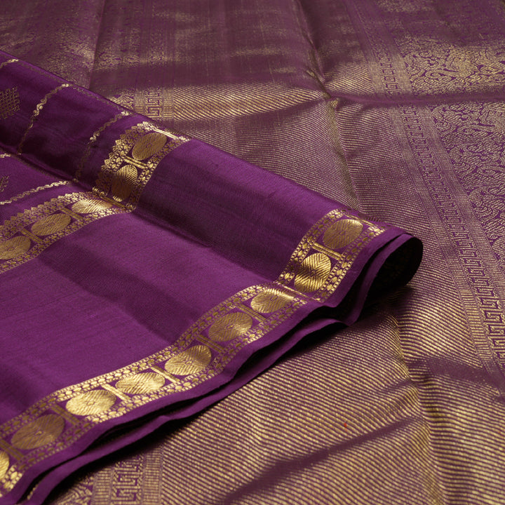 Hayagrivas Purple Handloom Kanjivaram Silk Saree BBD1379L2-1