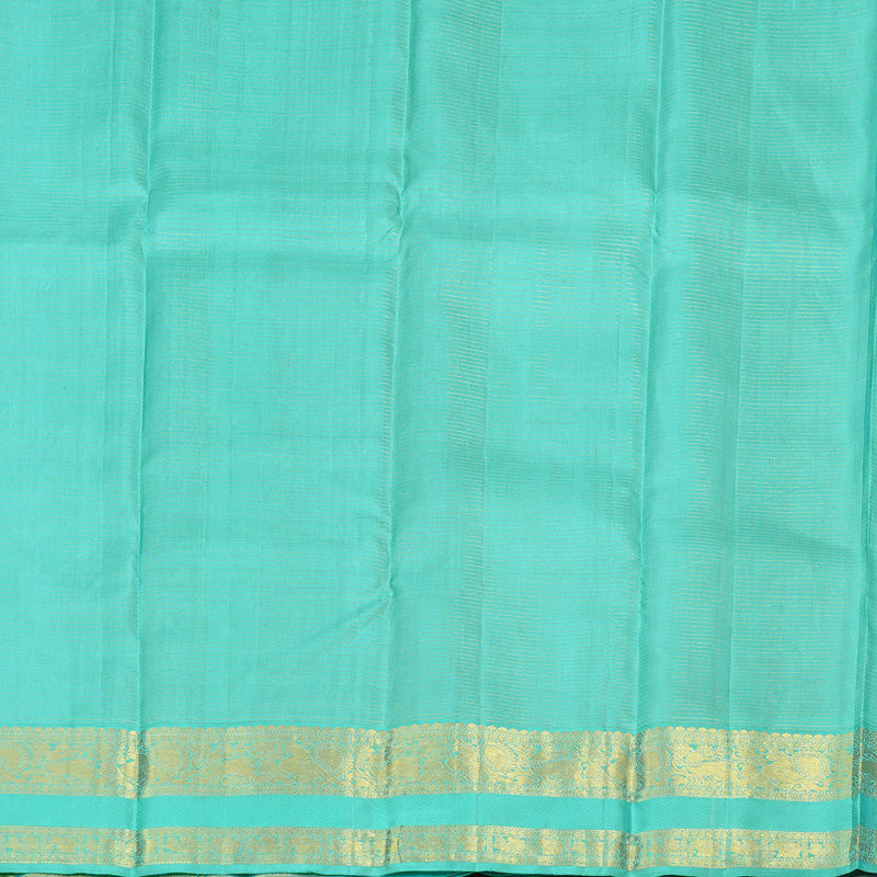 Hayagrivas Handloom Kanjivaram Silk Saree in Exquisite Blue BBD1385L5-1