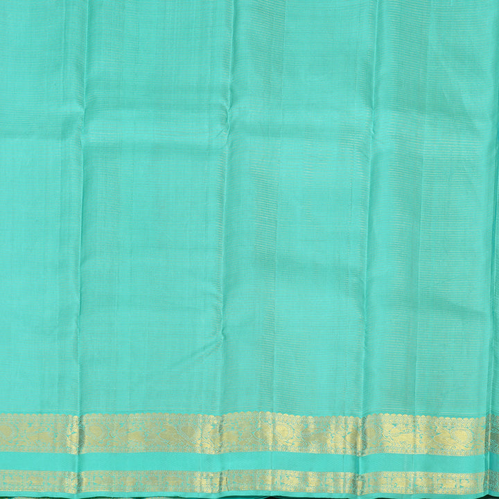 Hayagrivas Handloom Kanjivaram Silk Saree in Exquisite Blue BBD1385L5-1