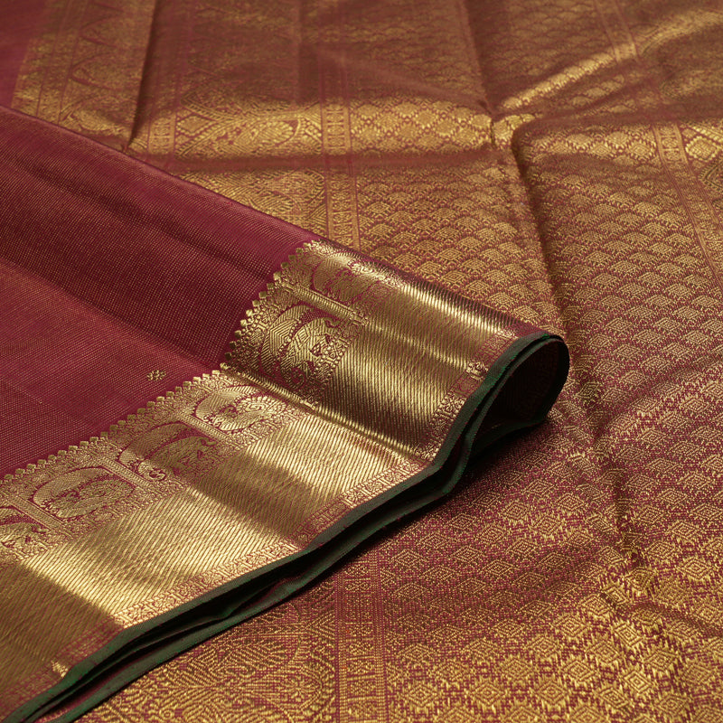 Hayagrivas Maroon Handloom Kanjivaram Silk Saree BBD1408L3-1