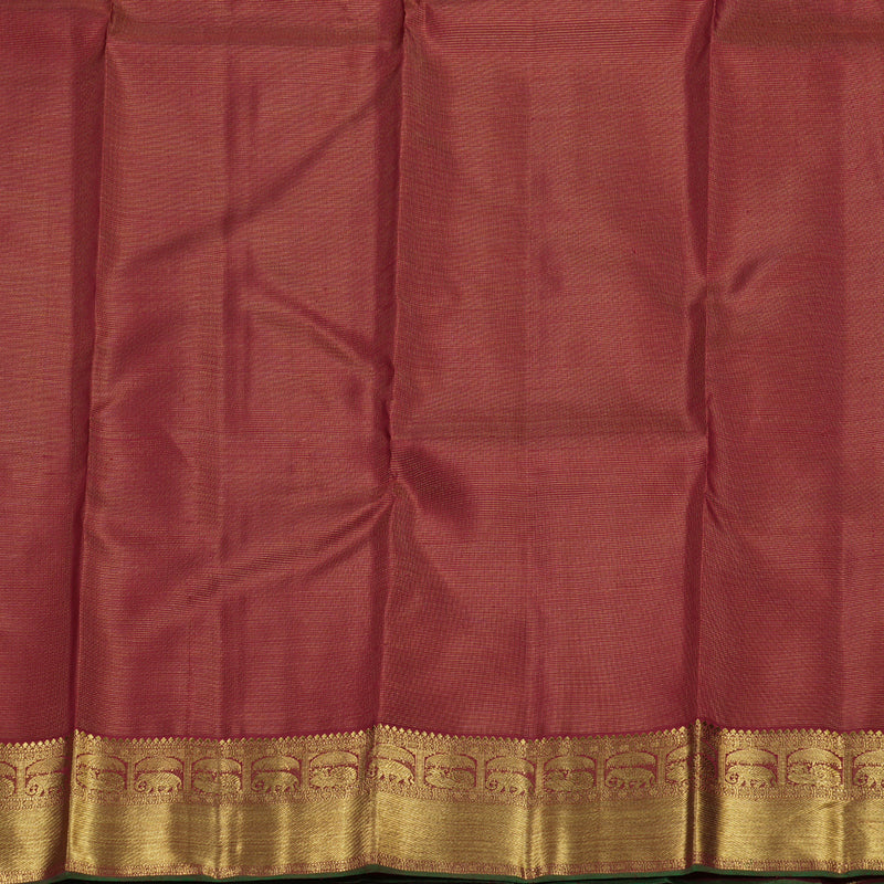 Hayagrivas Maroon Handloom Kanjivaram Silk Saree BBD1408L3-1