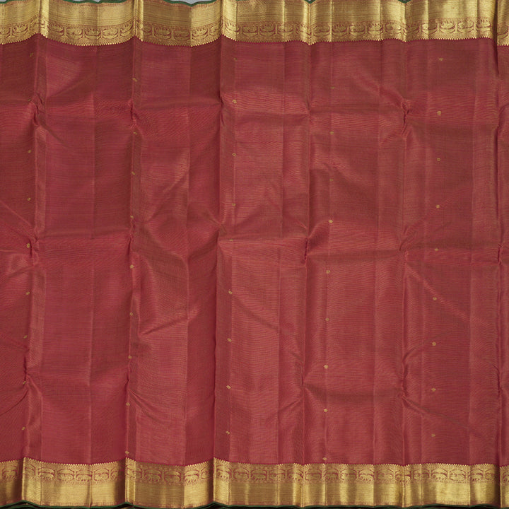 Hayagrivas Maroon Handloom Kanjivaram Silk Saree BBD1408L3-1