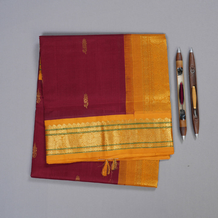 Hayagrivas Handloom Korvai Silk Cotton Saree BBD1409L2-10