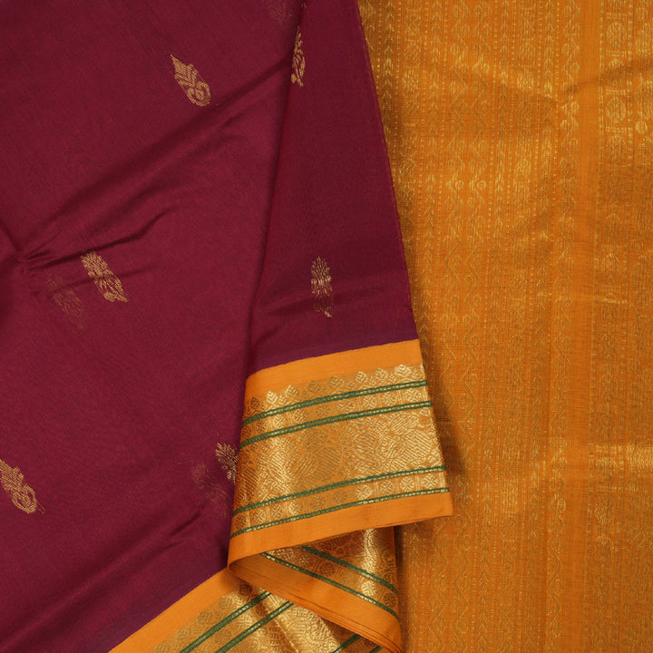 Hayagrivas Handloom Korvai Silk Cotton Saree BBD1409L2-10