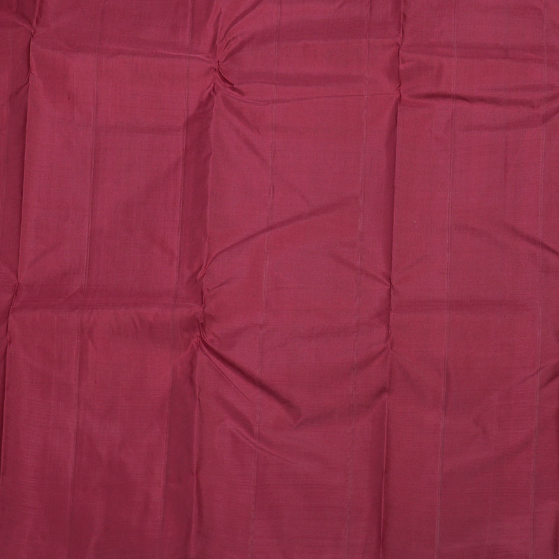 Hayagrivas Onion Pink Handloom Kanjivaram Silk Saree with Maroon Border BBD1416L4-2
