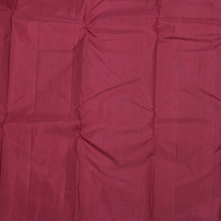 Hayagrivas Onion Pink Handloom Kanjivaram Silk Saree with Maroon Border BBD1416L4-2