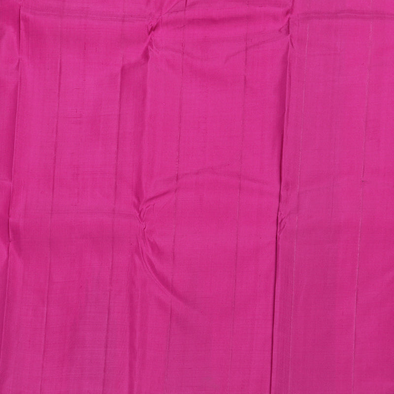 Hayagrivas Dual Tone (Yellow With Pink) Handloom Kanjivaram Silk Saree with Multi Color  Border BBD1416L5-3