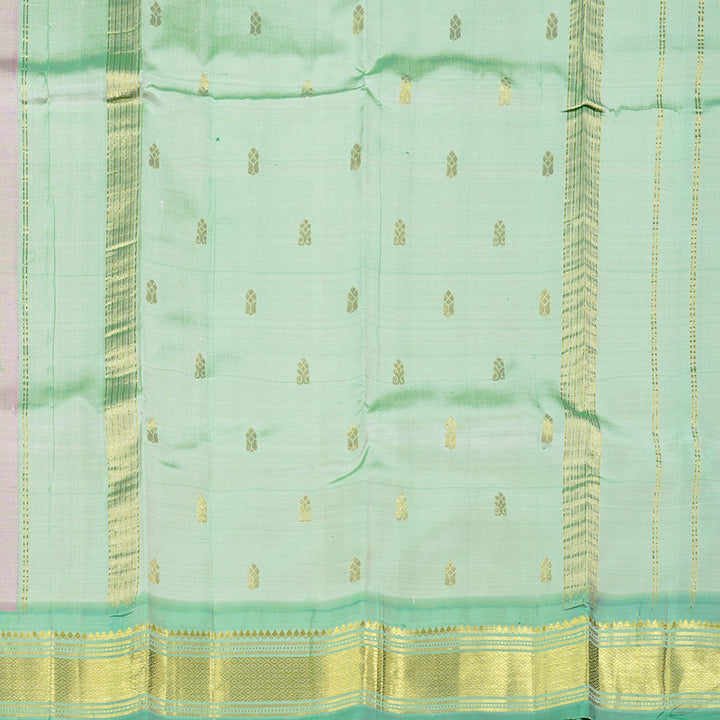 Hayagrivas Lotus Pink Handloom Kanjivaram Silk Saree with Pastel Border BBD1420L5-21