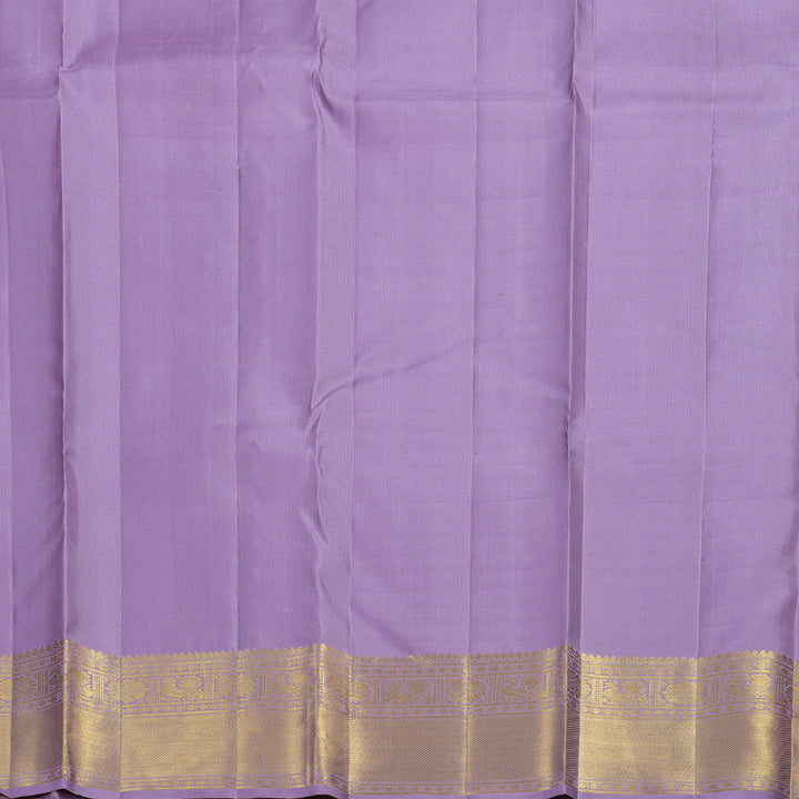 Hayagrivas Lavender Handloom Kanjivaram Silk Saree BBD1421L2-2