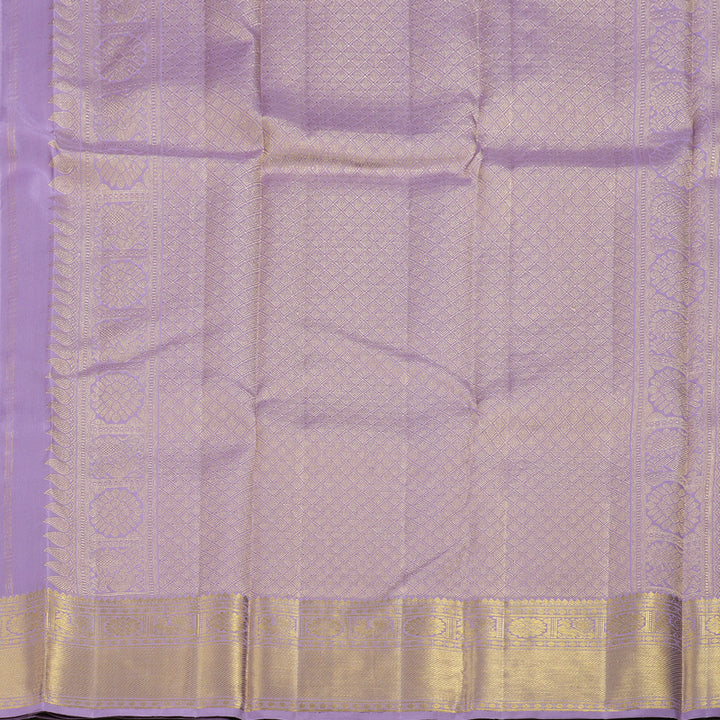 Hayagrivas Lavender Handloom Kanjivaram Silk Saree BBD1421L2-2
