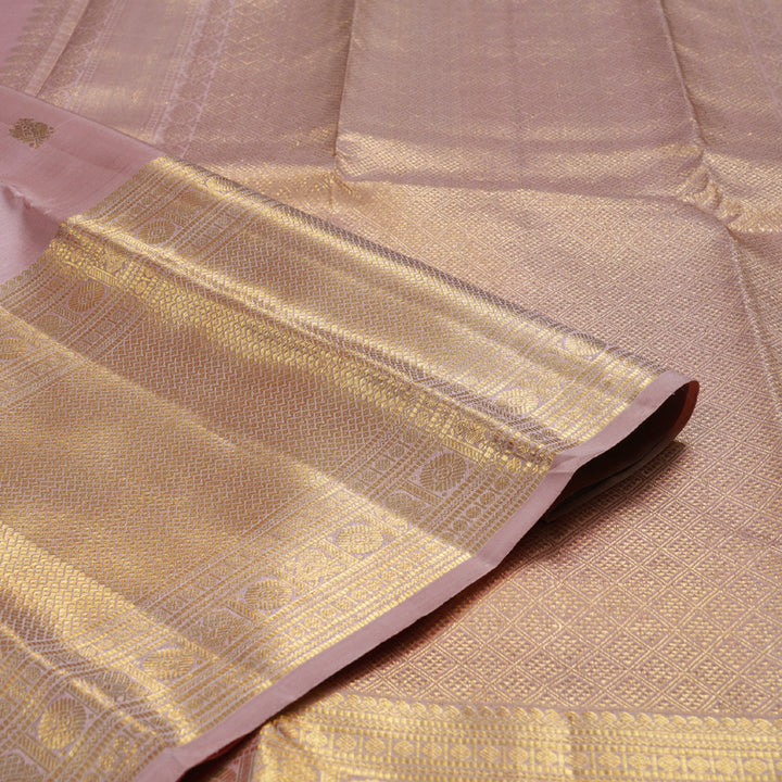 Hayagrivas Peach Pink Handloom Kanjivaram Silk Saree BBD1441L11-2