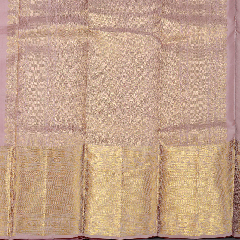 Hayagrivas Peach Pink Handloom Kanjivaram Silk Saree BBD1441L11-2