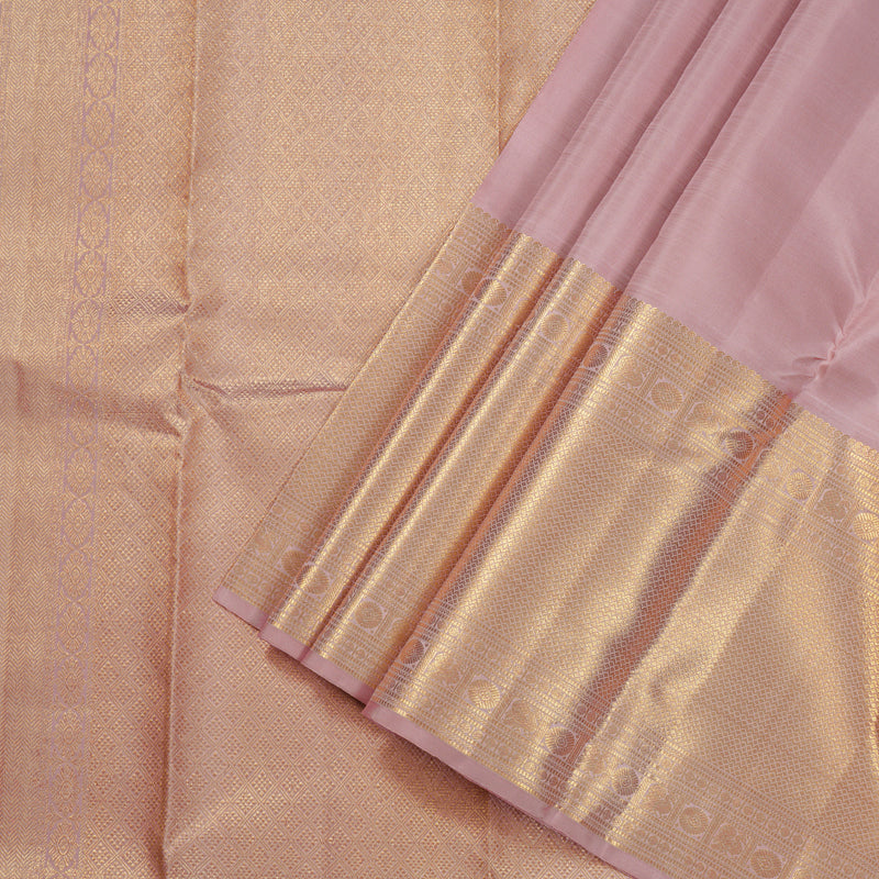 Hayagrivas Peach Pink Handloom Kanjivaram Silk Saree BBD1441L11-2