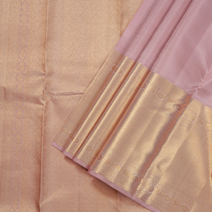 Hayagrivas Peach Pink Handloom Kanjivaram Silk Saree BBD1441L11-2