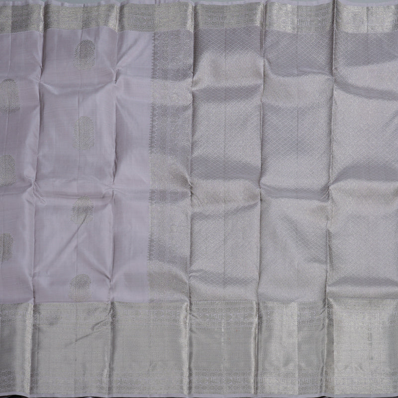 Hayagrivas Light Lilac Color Handloom Kanjivaram Silk Saree BBD1441L12-1