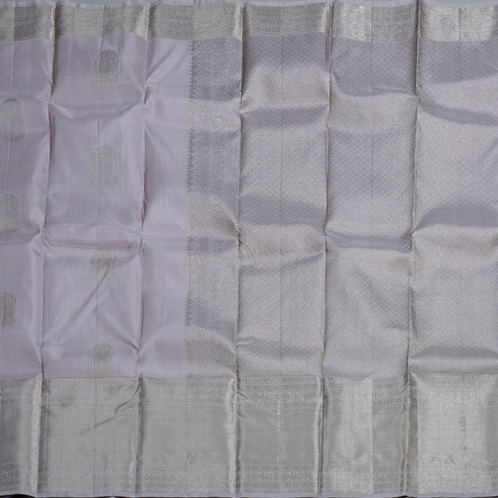 Hayagrivas Light Lilac Color Handloom Kanjivaram Silk Saree BBD1441L12-1