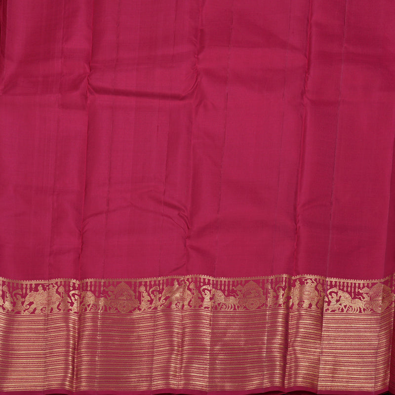 Hayagrivas Reddish Pink Handloom Kanjivaram Silk Saree BBD1441L12-2