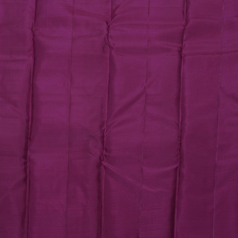 Hayagrivas Lemon Green Handloom Kanjivaram Silk Saree with Dark Purple Border BBD1441L23-1