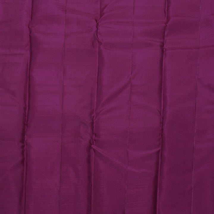 Hayagrivas Lemon Green Handloom Kanjivaram Silk Saree with Dark Purple Border BBD1441L23-1