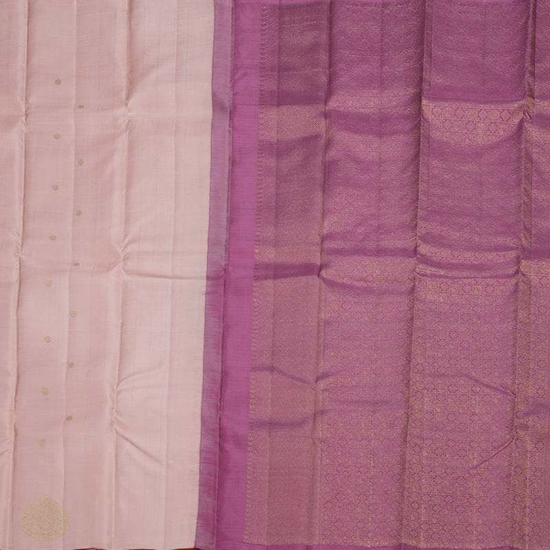 Hayagrivas Peach Pink Handloom Kanjivaram Silk Saree BBD1441L9-2