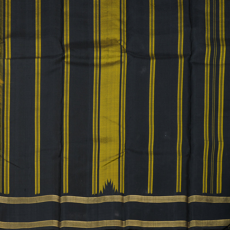 Hayagrivas Handloom Kanjivaram Silk Saree in Sun Kissed Yellow BBD1454L1-1